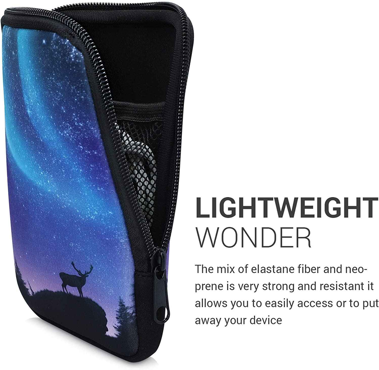 Pouzdro KW Mobile Aurora - KW5033504 - Univerzální pouzdro pro čtečky 6" - černé, modré