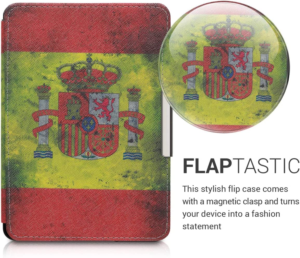 Pouzdro KW Mobile - Retro Flagge Spanien - KW2313538 - pro Amazon Kindle Paperwhite 1/2/3 - vícebarevné