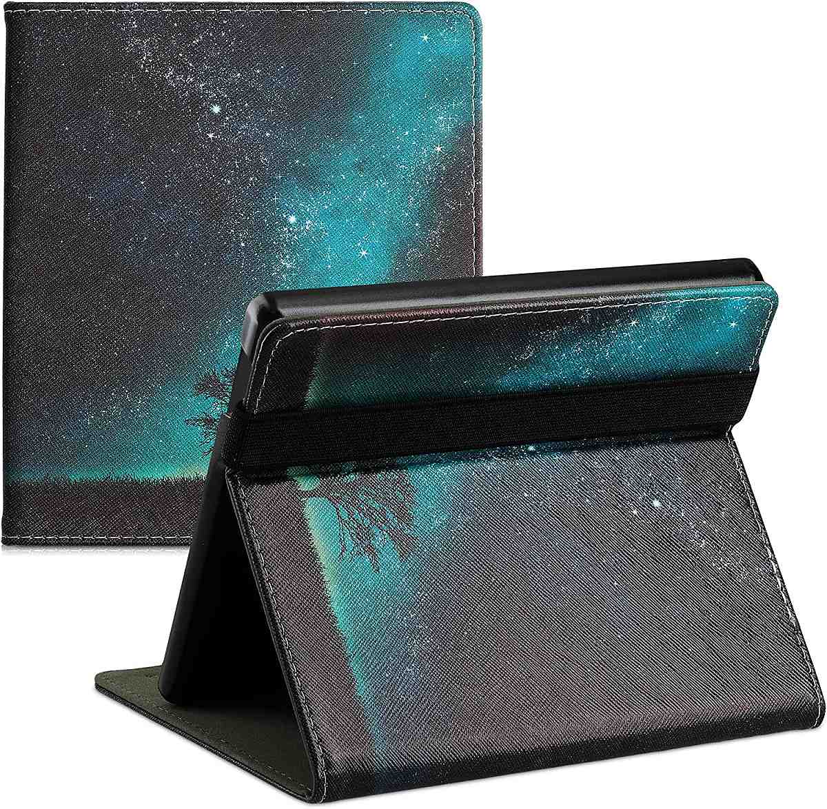 Pouzdro KW Mobile - Cosmic Nature - KW4941802 - pro Amazon Kindle Oasis 2/3 - vícebarevné