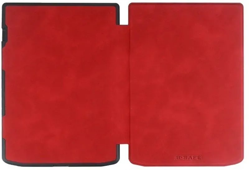 Pouzdro B-SAFE LOCK 3478, obal na Pocketbook 743G InkPad 4 a Pocketbook 743C InkPad Color 2 - červené, magnetické zavírání, AutoSleep