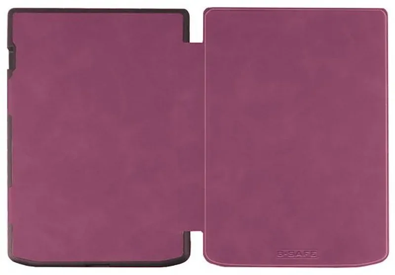Pouzdro B-SAFE LOCK 3479, obal na Pocketbook 743G InkPad 4 a Pocketbook 743C InkPad Color 2 - fialové, magnetické zavírání, AutoSleep
