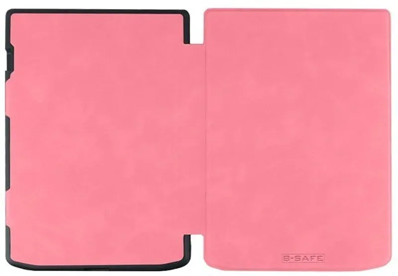 Pouzdro B-SAFE LOCK 3480, obal na Pocketbook 743G InkPad 4 a Pocketbook 743C InkPad Color 2 - světle růžové, magnetické zavírání, AutoSleep