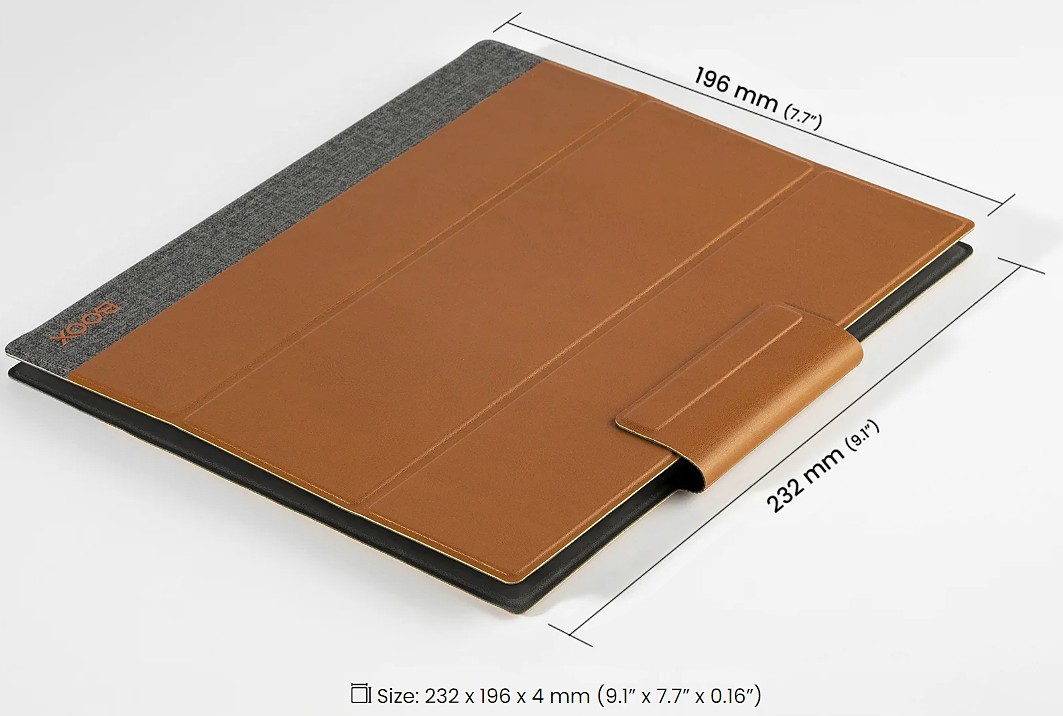 ONYX BOOX pouzdro pro NOTE AIR 2 PLUS, magnetické, hnědé