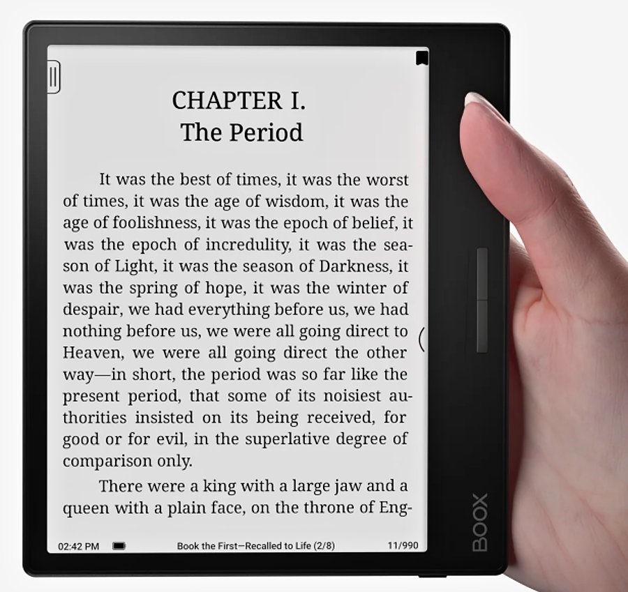 ONYX BOOX PAGE, 7", 32 GB, Bluetooth, Android 11, E-ink displej, WiFi - černý