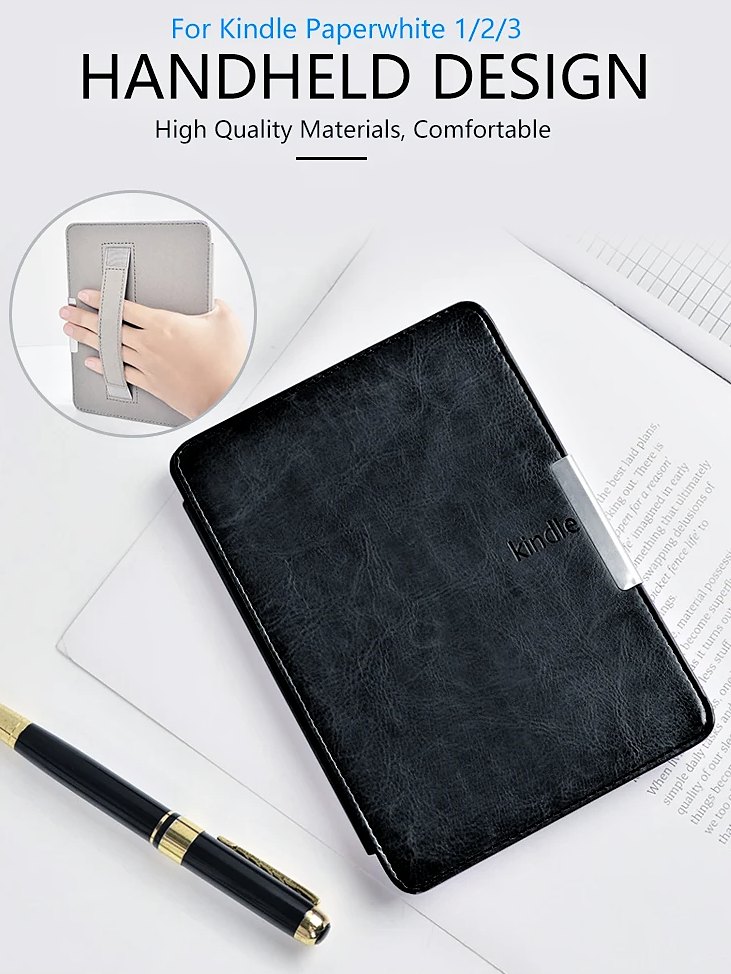 Premium Durable Lock PDL-101 na Amazon Kindle Paperwhite 1/2/3 - kapsa, černý