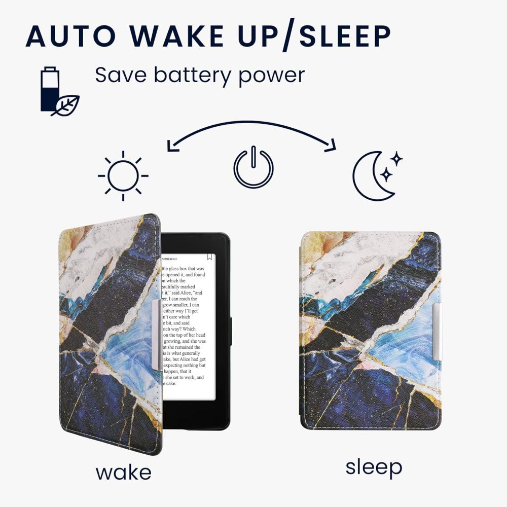 Pouzdro KW Mobile - Marble - KW4556944 - pro Amazon Kindle Paperwhite 1/2/3 - vícebarevné