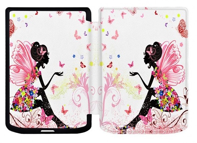 Pouzdro B-SAFE LOCK 3513, obal na Pocketbook 629 Verse / 634 Verse Pro - magnetické zavírání, AutoSleep, motiv Fairy