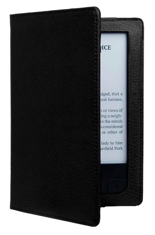 FORTRESS FT168 - Obal na čtečku Pocketbook 614 / 615 / 622 / 623 / 624 / 625 / 626 / 631 / 640 / 641 - černé, magnet