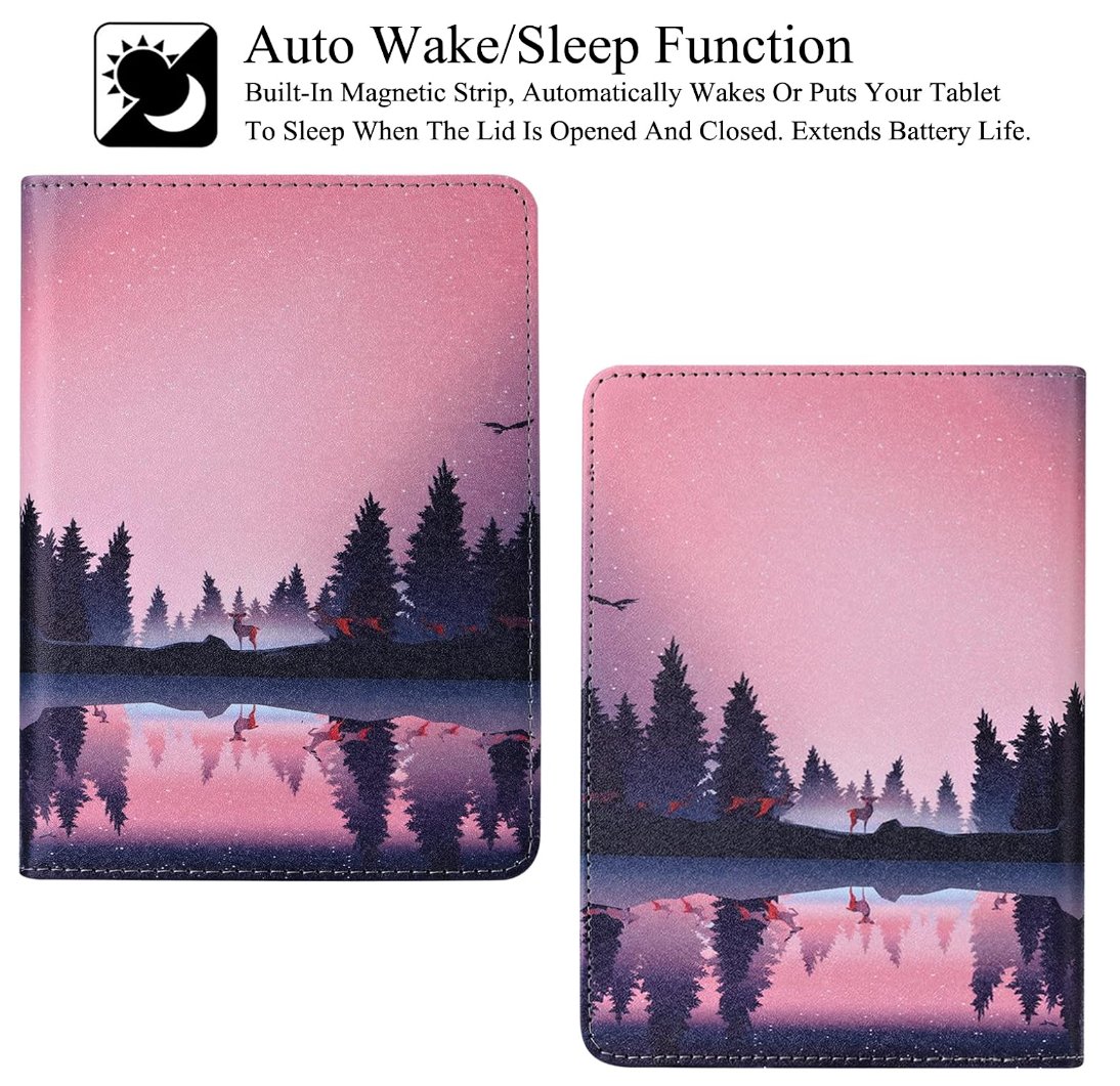 Pouzdro KW Mobile Nightlake - KW5627102 - pro Pocketbook 616/617/627/628/632/633 - vícebarevné