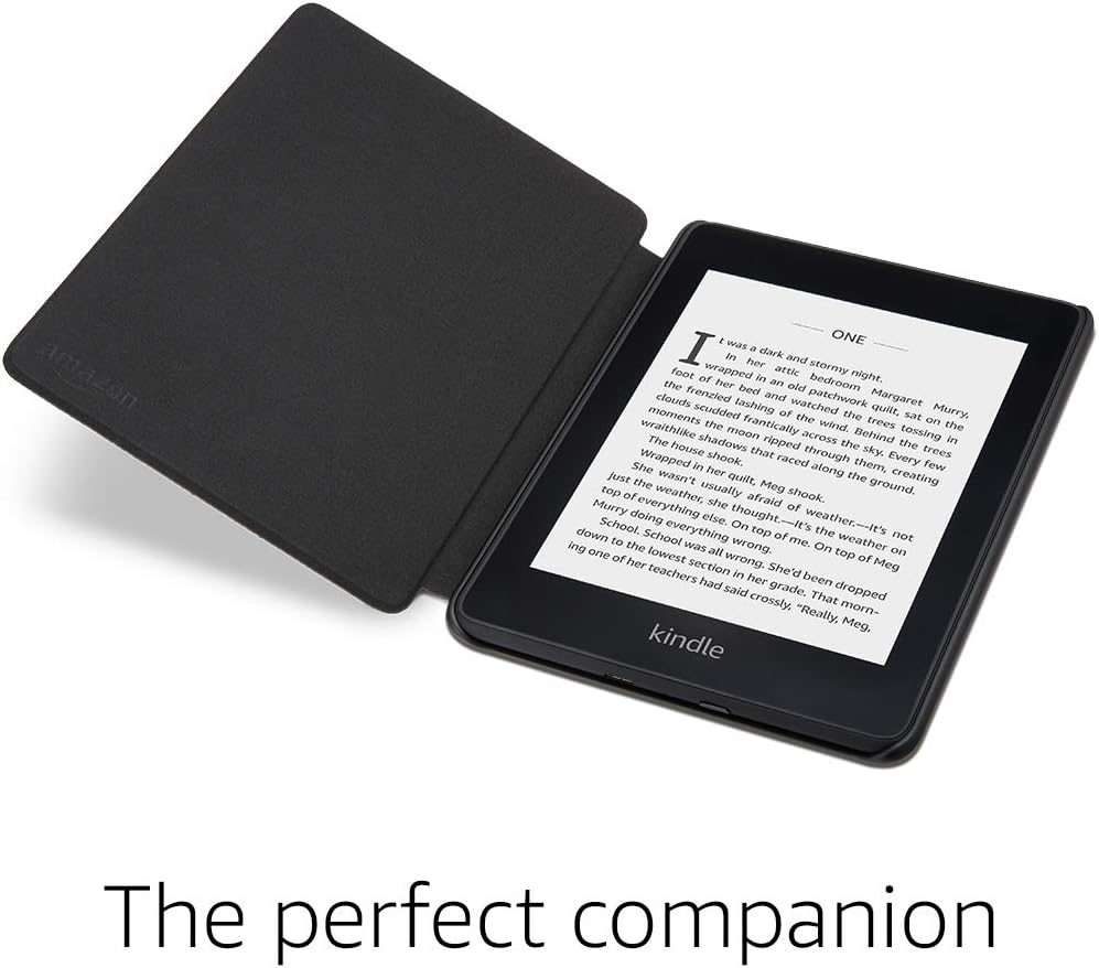 Originální Amazon pouzdro AM-KP4-BL, pravá kůže - pro Amazon Kindle Paperwhite 4 (2018) - černé