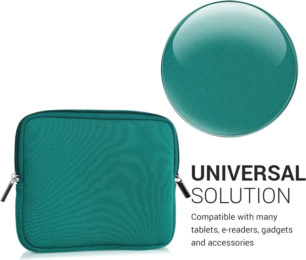 Pouzdro KW Mobile Neoprene Zipper - KW5739722 - Univerzální pouzdro pro čtečky 6-7" - zelené