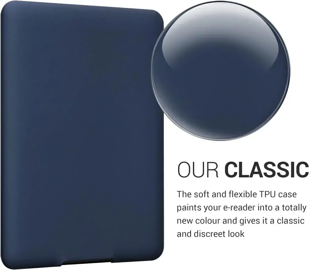 Pouzdro KW Mobile - TPU Silicone - KW5903517 - pro Amazon Kindle Paperwhite 1/2/3 - silikonové, tmavě modré
