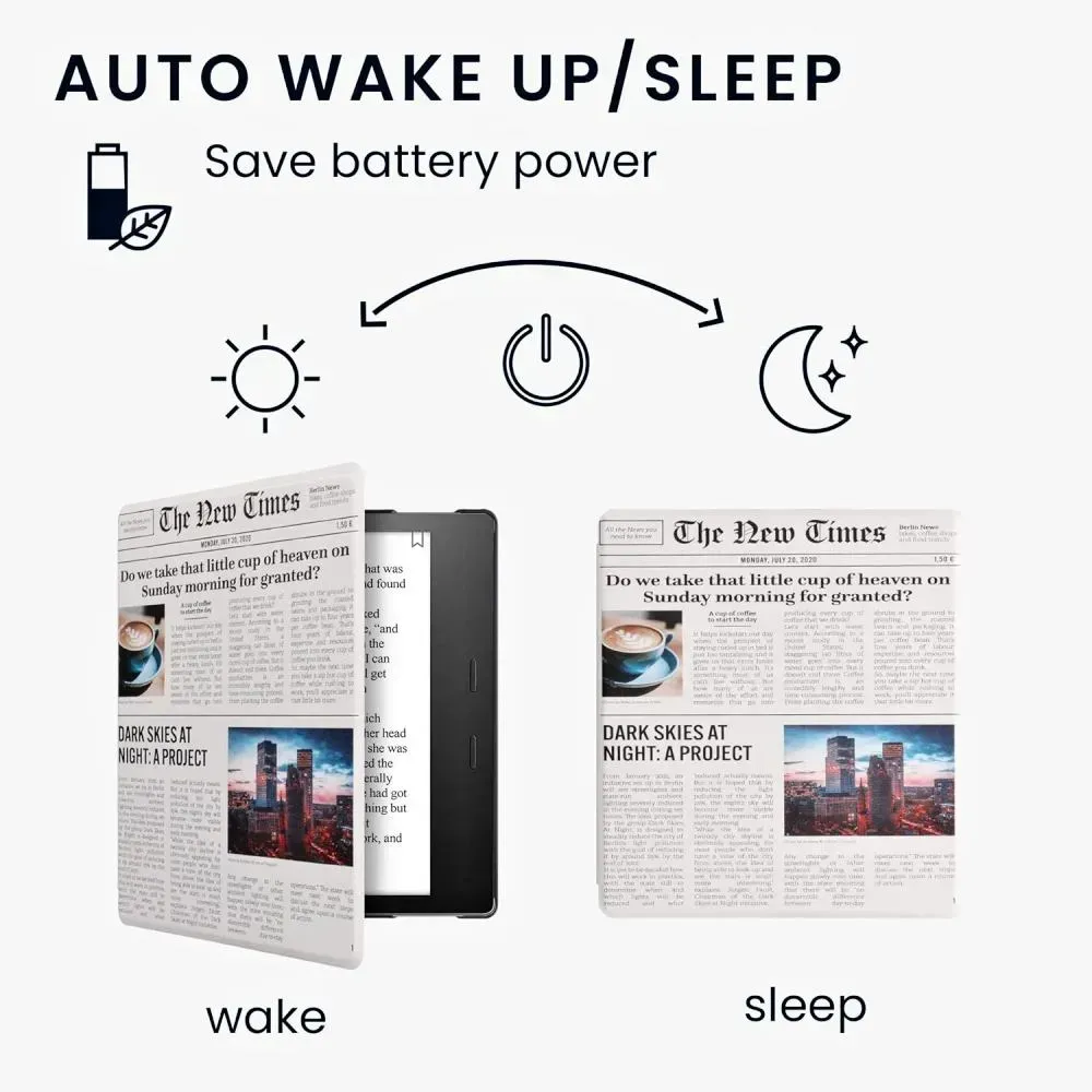 Pouzdro KW Mobile - Front Page - KW4941711 - pro Amazon Kindle Oasis 2 / 3 - vícebarevné