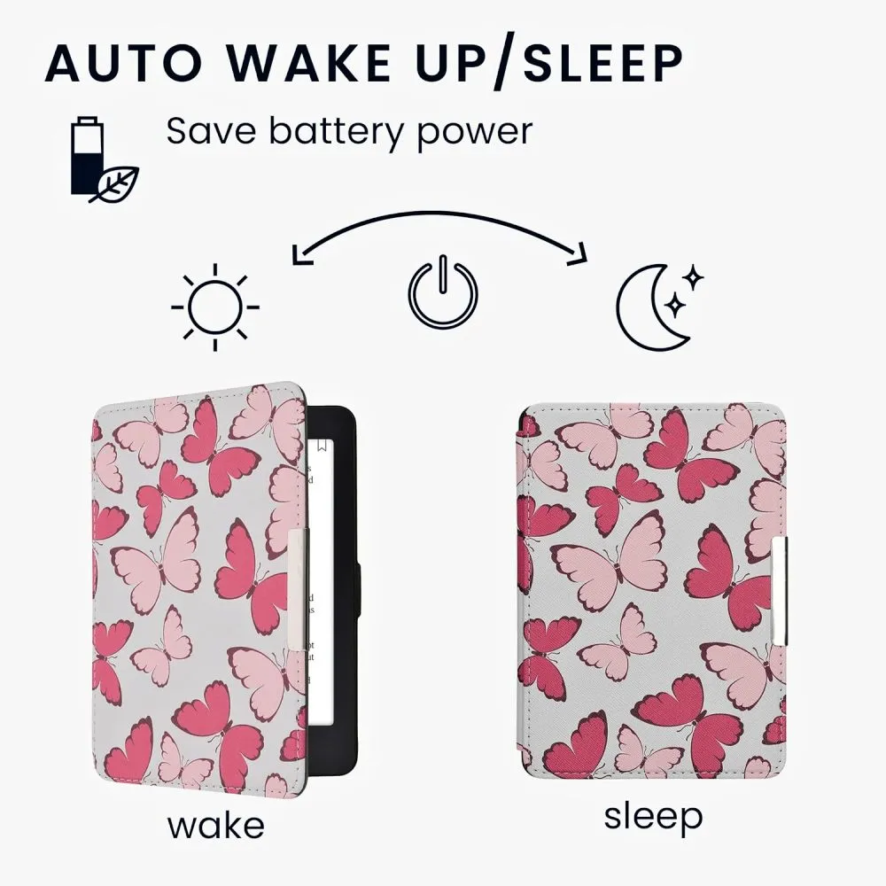 Pouzdro KW Mobile - Butterfly - KW2313649 - pro Amazon Kindle Paperwhite 1/2/3 - vícebarevné