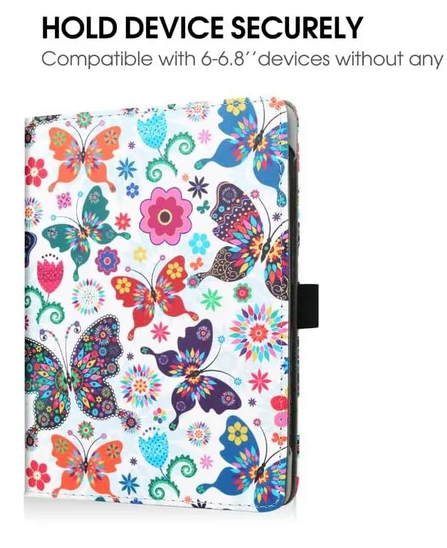 Fortress FT4016 Premium - pouzdro se stojánkem pro Amazon Kindle Paperwhite 5 (2021) - motiv Butterfly, magnet, AutoSleep