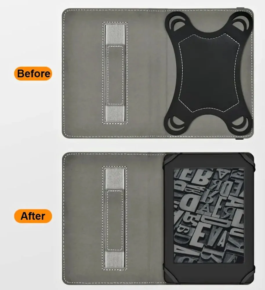 Armori Wraper W001 - univerzální pouzdro na čtečky knih, 6" displej - černé