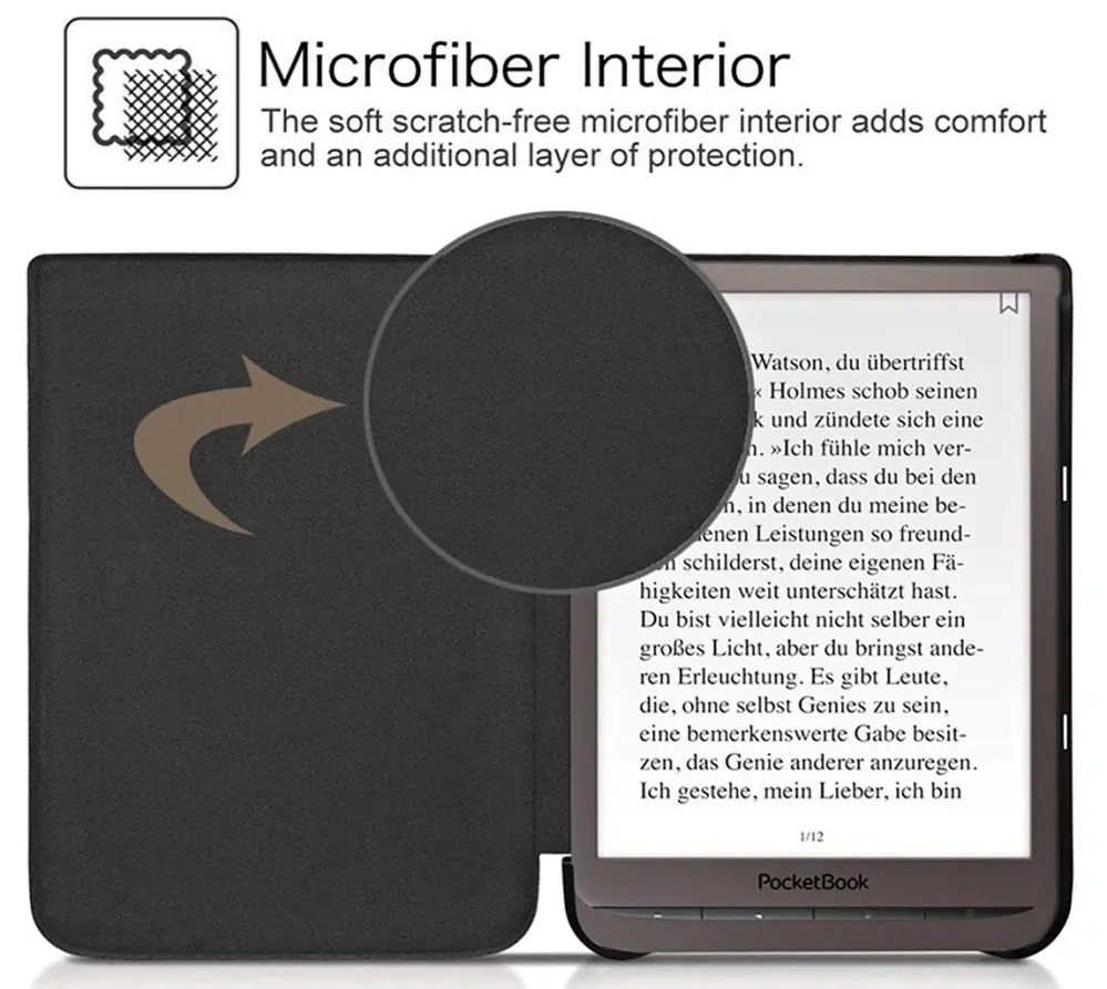 ARMORI TRIMER T015, pouzdro pro Pocketbook 740 InkPad 3 - motiv Gogh