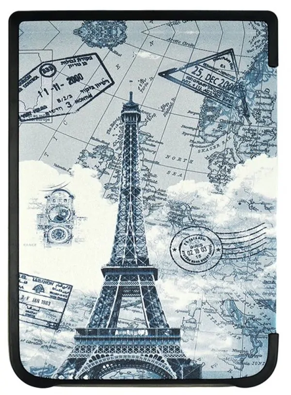 ARMORI TRIMER T019, pouzdro pro Pocketbook 740 InkPad 3 - motiv Paris