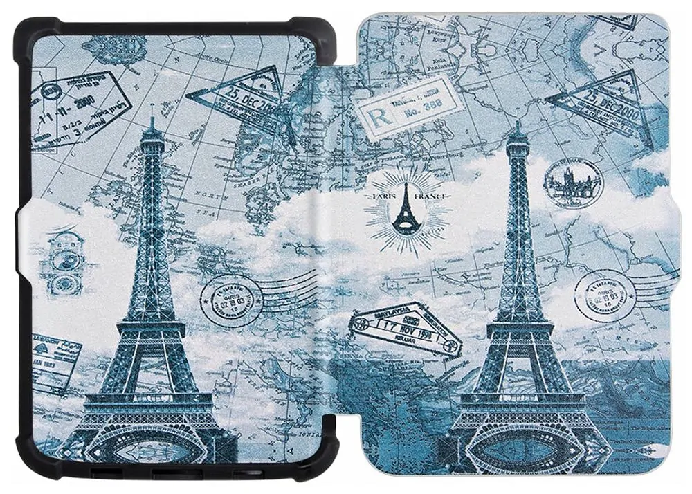 ARMORI TRIMER T033 - pouzdro pro Pocketbook 631 Touch HD - motiv Paris