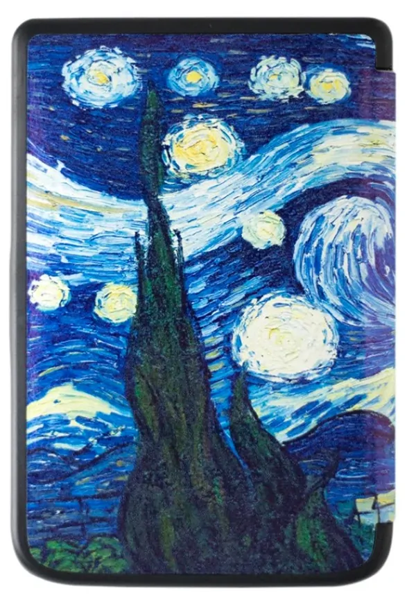 ARMORI TRIMER T040 - pouzdro pro Pocketbook 614 / 615 / 624 / 625 / 626 - motiv Gogh