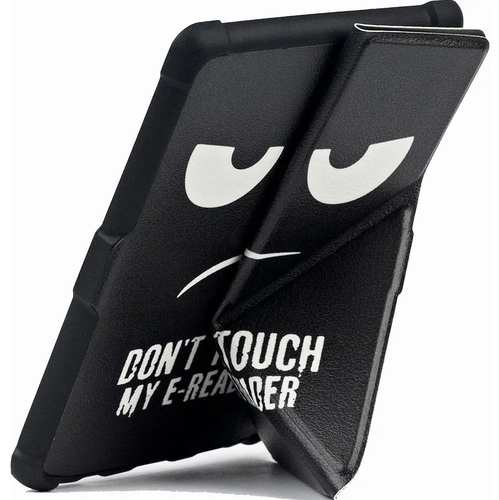 Origami Durable Lock ODL-105 pouzdro pro Pocketbook 616 / 617 / 618 / 627 / 628 / 632 / 633 - motiv Dont Touch, stojánek, magnet