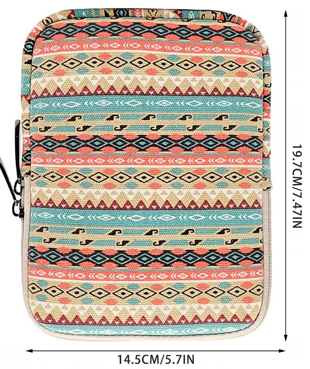 ARMORI Zipper Z069 - motiv Light Strips - Univerzální pouzdro pro čtečky 6" - textilní, zip