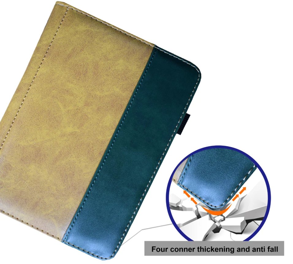 Armori Cutter C088 - univerzální pouzdro pro čtečky Amazon Kindle - Brown/Blue - hnědá, modrá