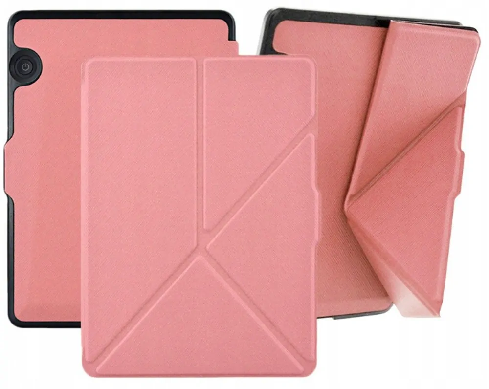 ARMORI STANDER S105, pouzdro se stojánkem Origami pro Amazon Kindle Voyage - světle růžové