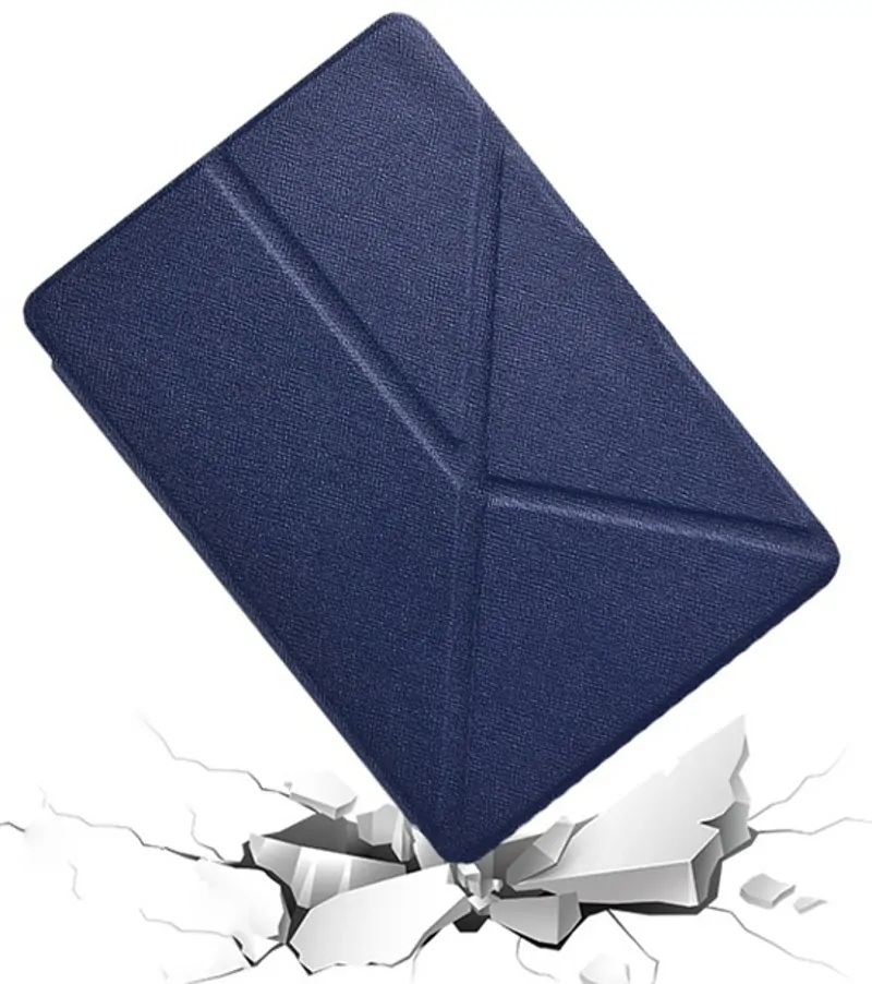 ARMORI STANDER S107, pouzdro se stojánkem Origami pro Amazon Kindle Voyage - tmavě modré