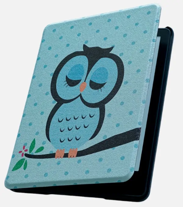Armori Trimer T135, pouzdro pro Amazon Kindle 6 (7. generace) - magnetické zavírání, AutoSleep, motiv Owl