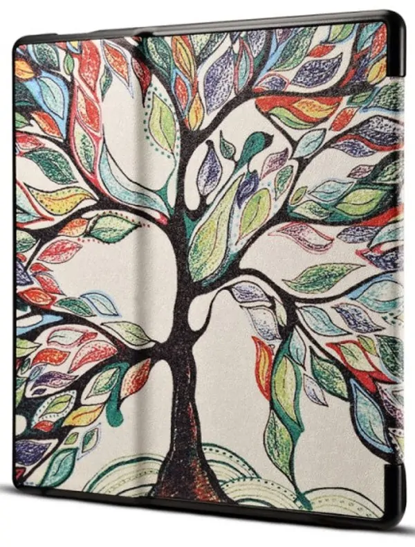 Armori Trimer T156, pouzdro pro Amazon Kindle Oasis 2/3 - magnetické zavírání, AutoSleep, motiv Tree