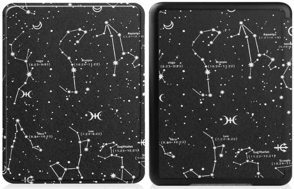 Armori Trimer T159, pouzdro pro Amazon Kindle Oasis 2/3 - magnetické zavírání, AutoSleep, motiv Constellation
