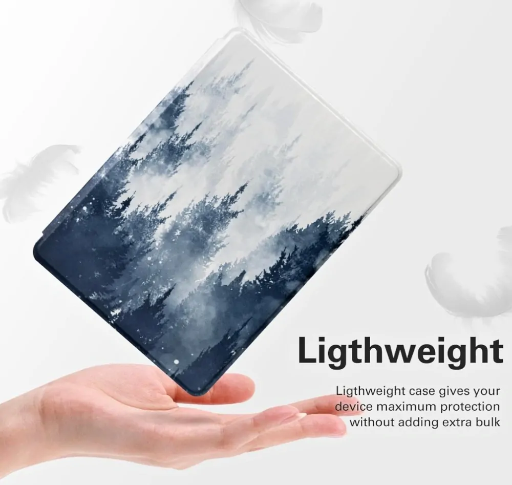 Armori Trimer T161, pouzdro pro Amazon Kindle Oasis 2/3 - magnetické zavírání, AutoSleep, motiv Forest