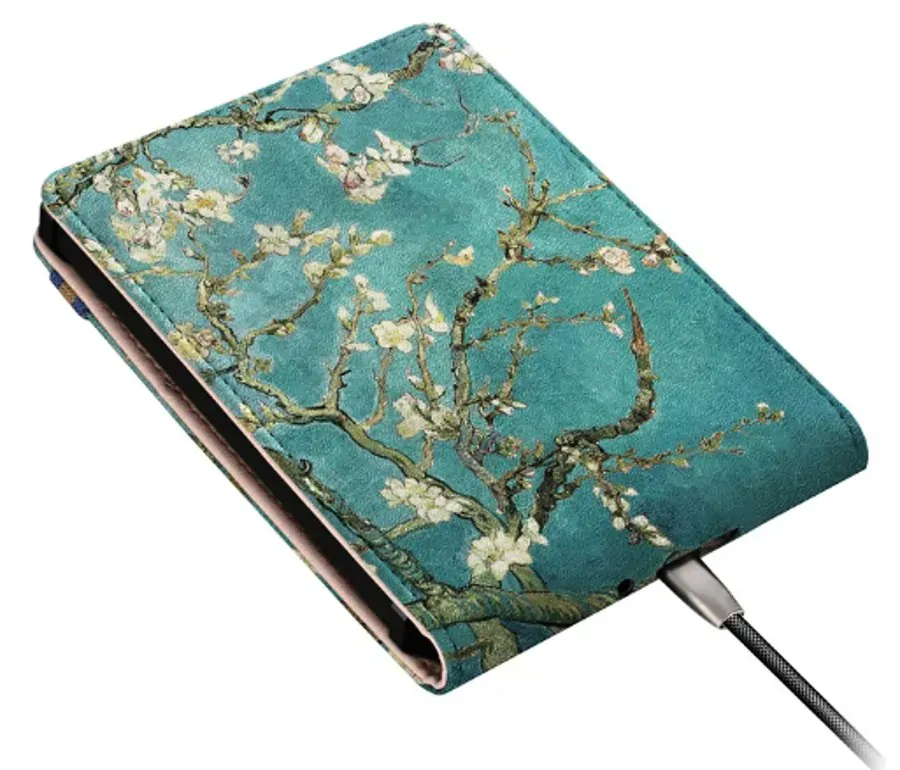 Armori Shelter H173 - pouzdro se stojánkem pro Amazon Kindle 2022 - motiv Blue Garden