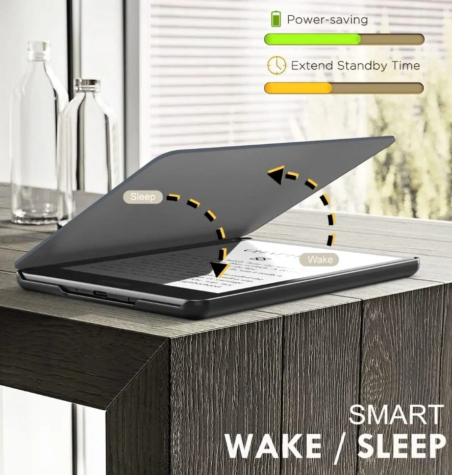 Armori Trimer T180, pouzdro pro Amazon Kindle Paperwhite 5 (2021) - magnetické zavírání, AutoSleep, motiv Night Sky