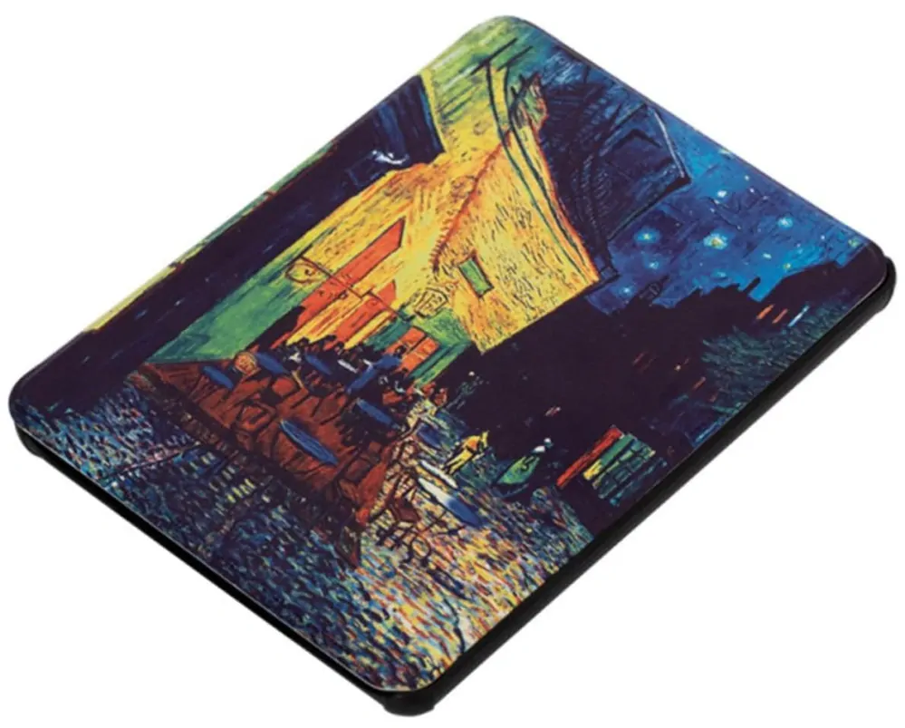 Armori Trimer T185, pouzdro pro Pocketbook 616/617/618/627/628/632/633 - magnetické zavírání, AutoSleep, motiv Gogh Street