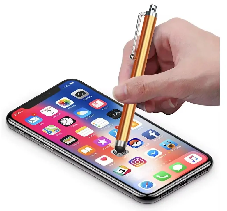 Armori Pointer P197 - Stylus, dotykové pero pro kapacitní displej, gumový hrot - stříbrné