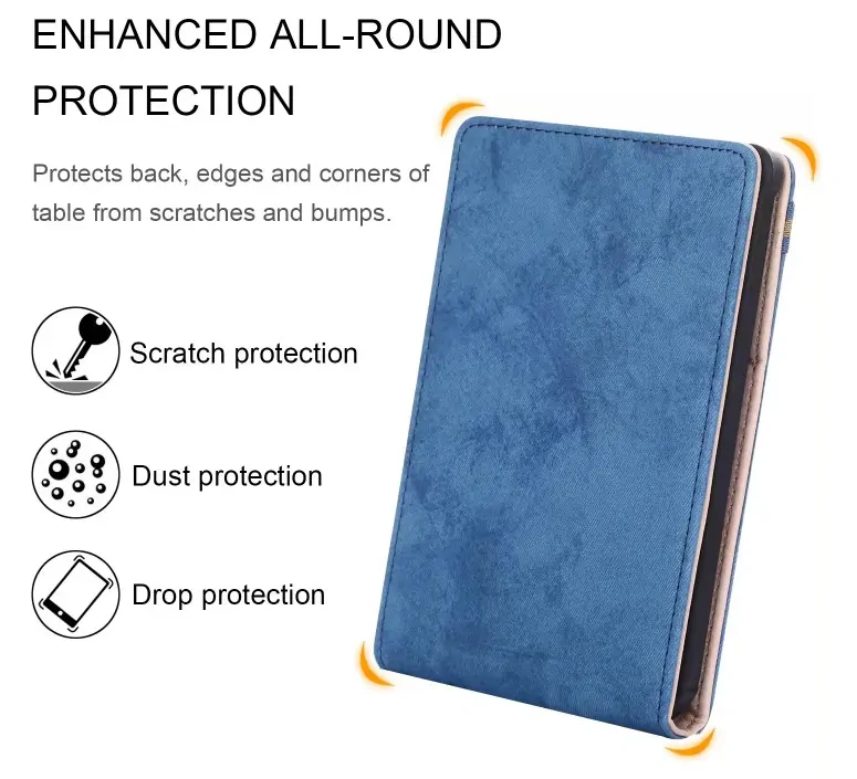 Armori Shelter H208 - pouzdro se stojánkem pro Pocketbook 616/617/618/627/628/632/633 - modré