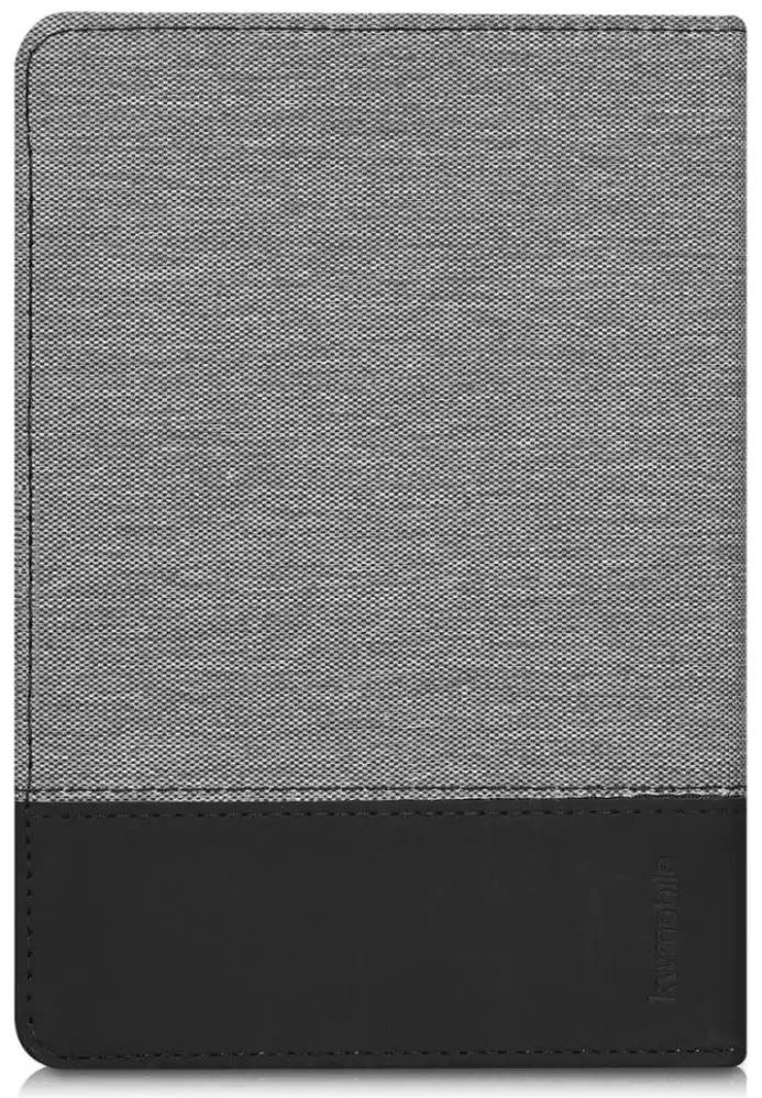 Pouzdro KW Mobile - Fabric Flip - KW4334422 - pro Pocketbook 614/615/624/625/626 - světle šedé