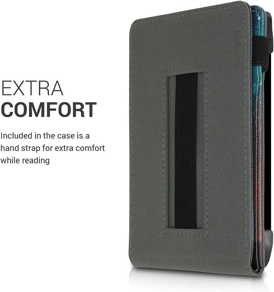 Pouzdro KW Mobile - Cosmic Nature - KW4760302 - pro Pocketbook 616/617/627/628/632/633 - barva černá, šedá, modrá