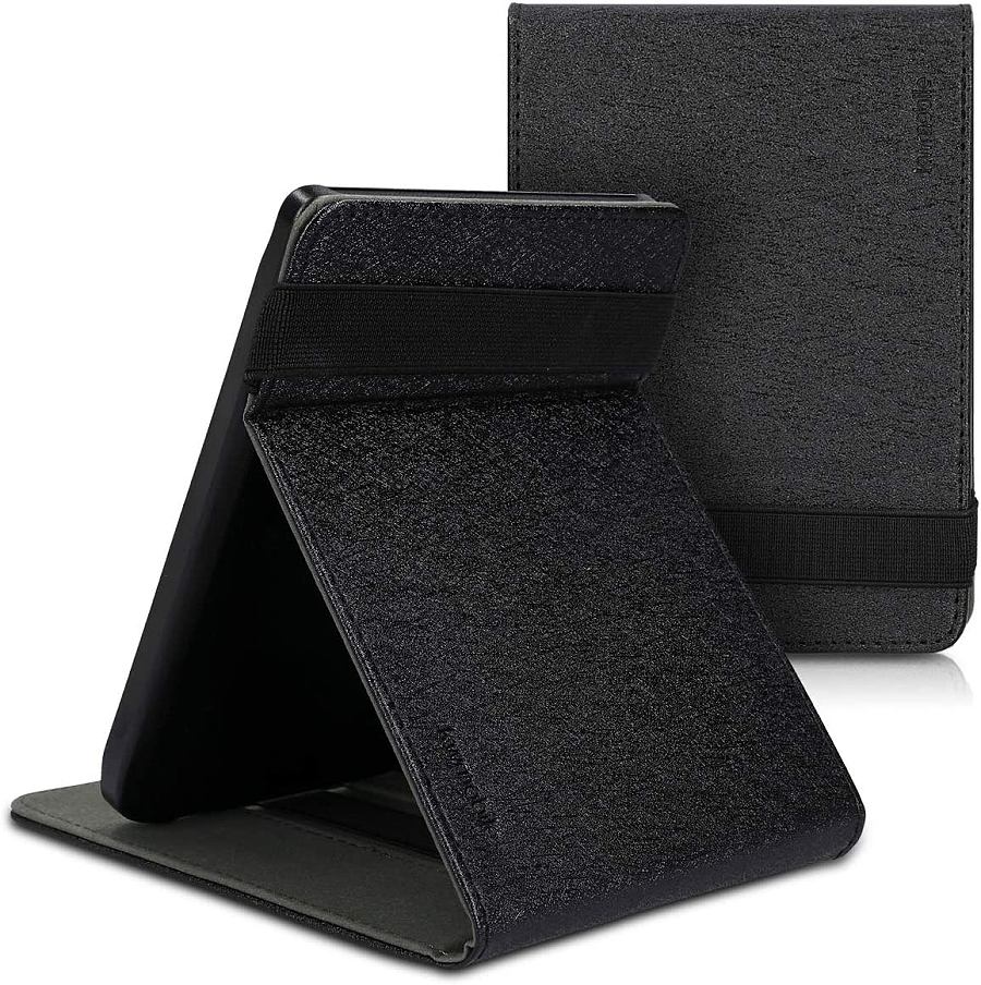 Pouzdro KW Mobile - Case with Strap Stand - KW4728801 - pro Pocketbook 616/617/627/628/632/633 - barva černá