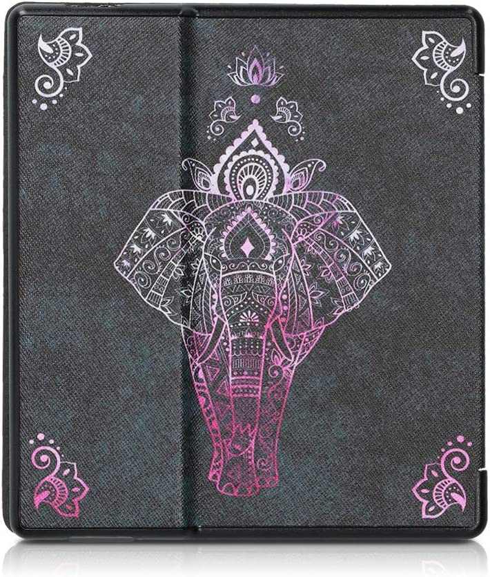 Pouzdro KW Mobile - Elephant Sketch - KW4941701 - pro Amazon Kindle Oasis 2/3 - antracitové