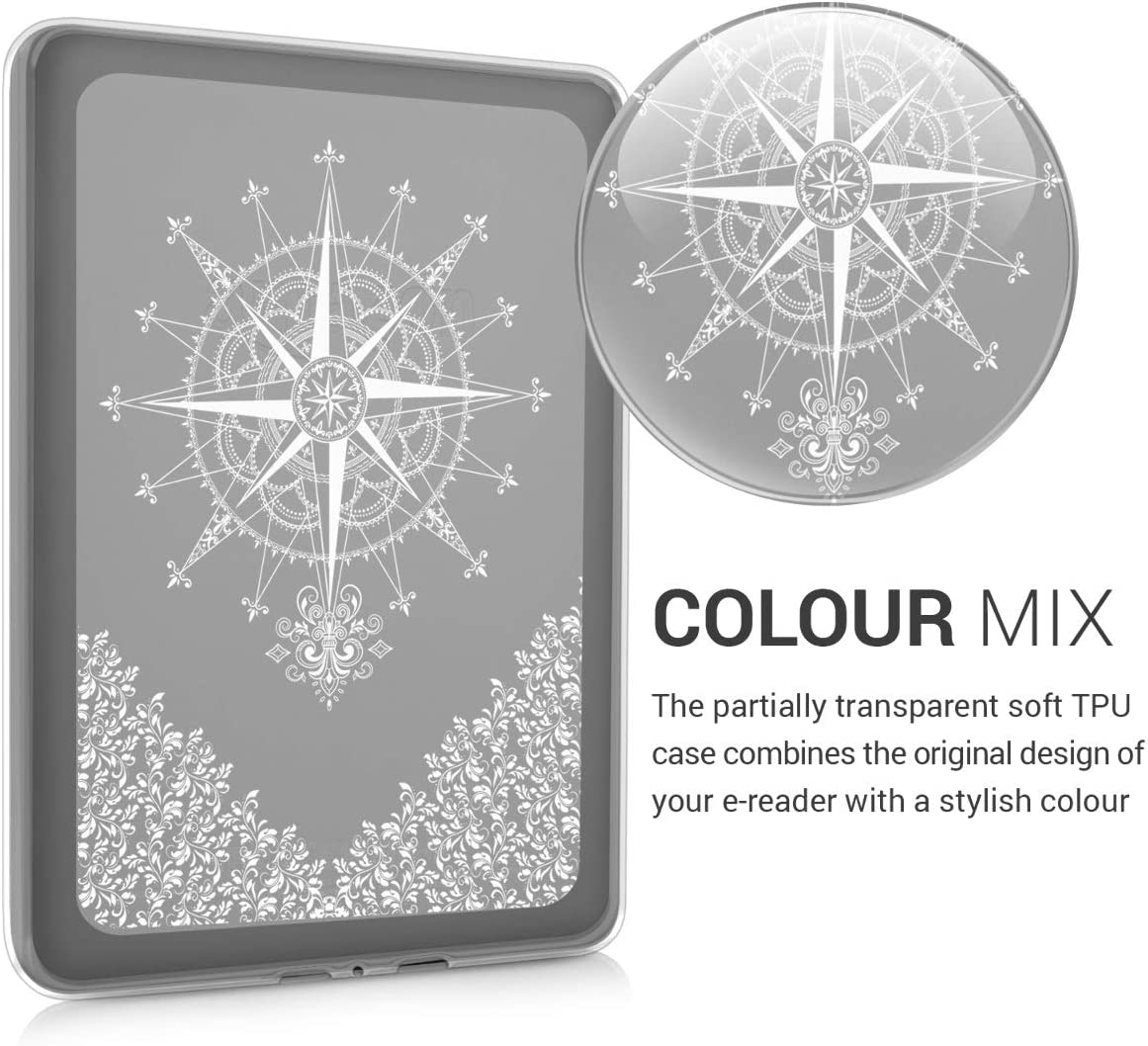 Pouzdro KW Mobile - Baroque Compass - KW4672404 - pro Amazon Kindle Paperwhite 4 (2018) - silikonové