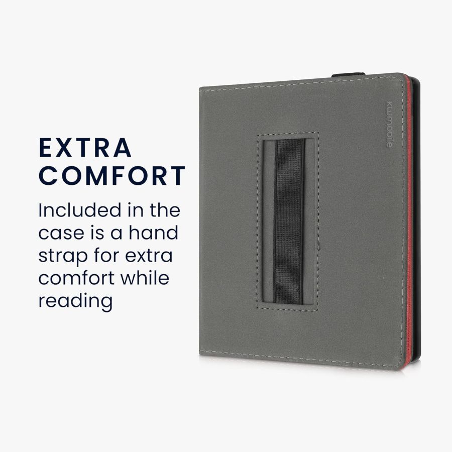 Pouzdro KW Mobile - Brushed Heart - KW4941808 - pro Amazon Kindle Oasis 2/3 - červené