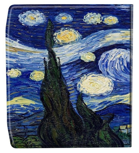 Pouzdro B-Safe Magneto 3416 na Pocketbook 700 Era - motiv Gogh