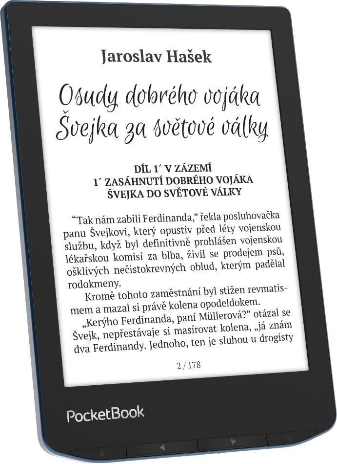 PocketBook 634 Verse Pro - 16GB, WiFi, Azure (modrý)