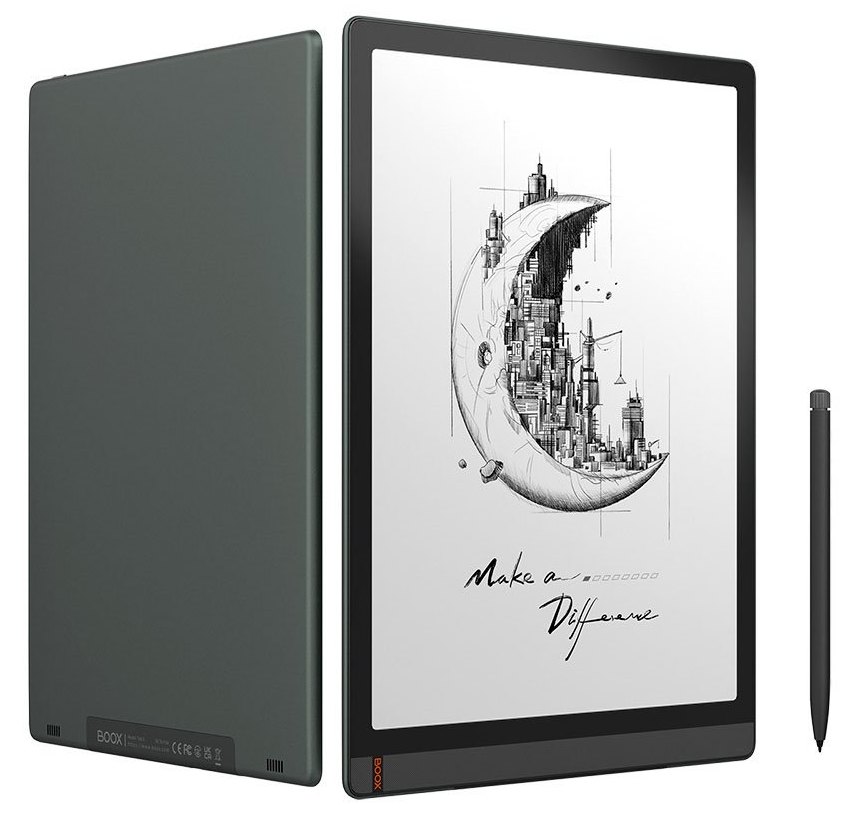 ONYX BOOX TAB X, 13,3", 128 GB, podsvícená, Bluetooth, Android 11, E-ink displej, WiFi - černý