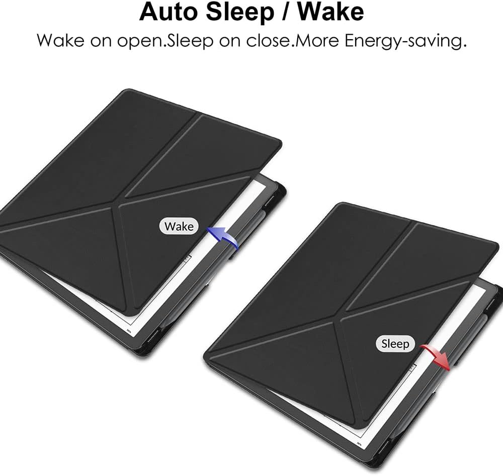 Pouzdro Durable Lock Origami DL-201 na Amazon Kindle Scribe - černé