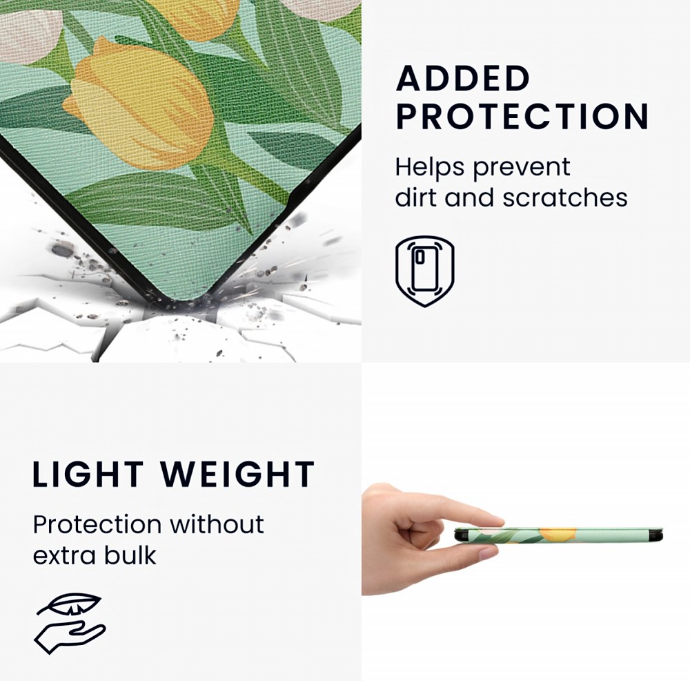 Pouzdro KW Mobile - Tulip - KW2313645 - pro Amazon Kindle Paperwhite 1/2/3 - vícebarevné