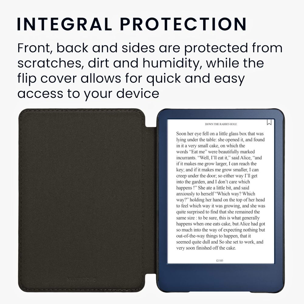 Pouzdro KW Mobile - Brushed Heart - KW5999001 - pro Amazon Kindle 2022 - šedé